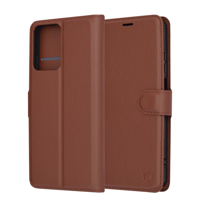 fixGuard bőr tok Motorola Moto G04 / Moto G04s / Moto G24 / Moto E14 készülékekhez - barna