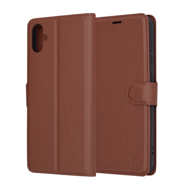 Husa Protectie pentru Samsung Galaxy A05, Cipsir Urban, Leather Folio, A70, Piele ecologica, Light Brown