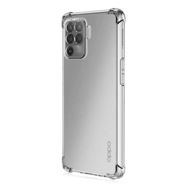 Кейс за Oppo A94 4G - Shockproof Clear Silicone - Прозрачен