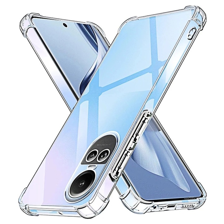 Калъф fixGuard Shockproof Clear Silicone за Oppo Reno10 / Reno10 Pro - Clear