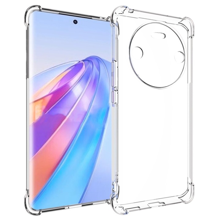 Кейс за Honor X50 Pro - Shockproof Clear Silicone - Прозрачен