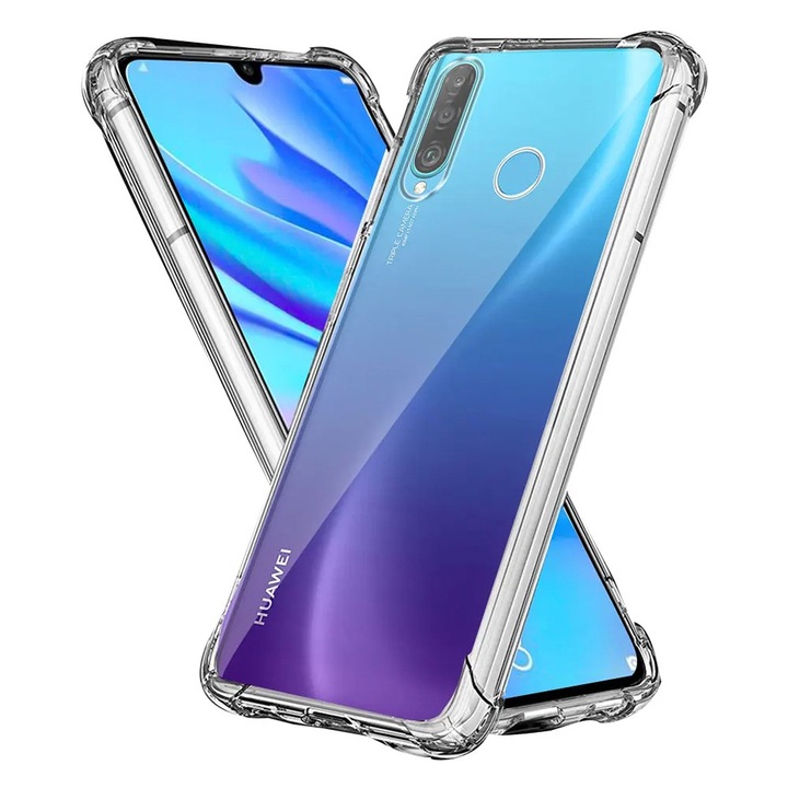 Кейс за Huawei P30 Lite New Edition - Shockproof Clear Silicone - Прозрачен