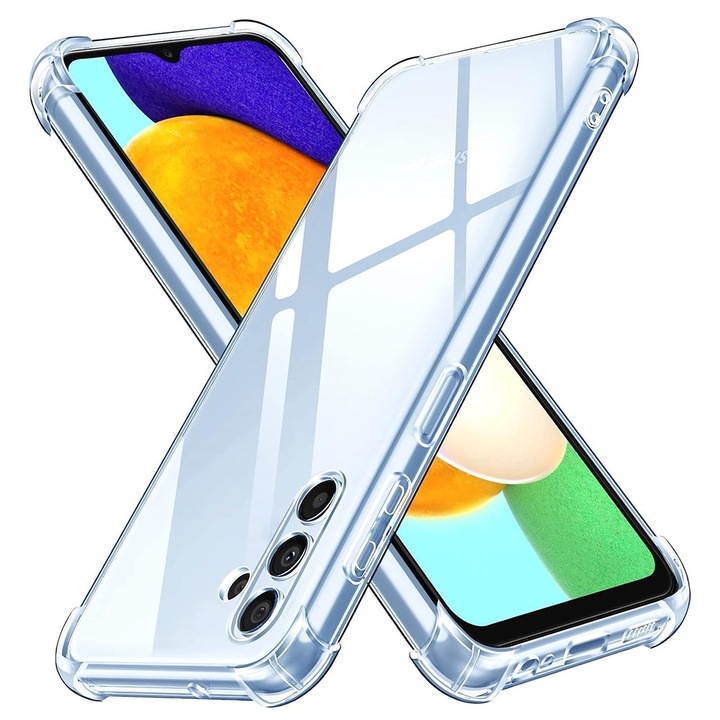 Кейс за Samsung Galaxy A04s - Shockproof Clear Silicone - Прозрачен