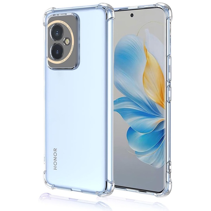 Кейс за Honor 100 Pro - Shockproof Clear Silicone - Прозрачен