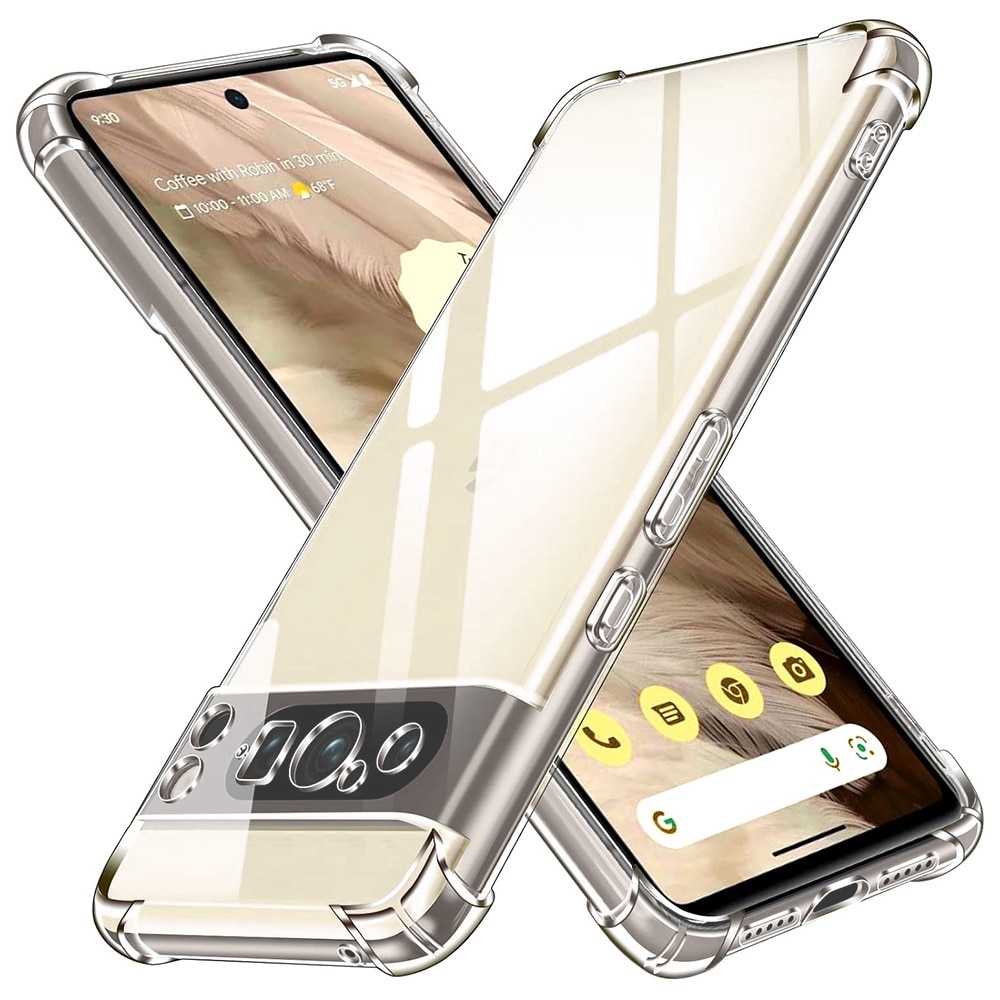 Husa pentru Google Pixel 8 Pro Daden® Clear Silicone, Protectie Camera, Antisoc, Transparenta