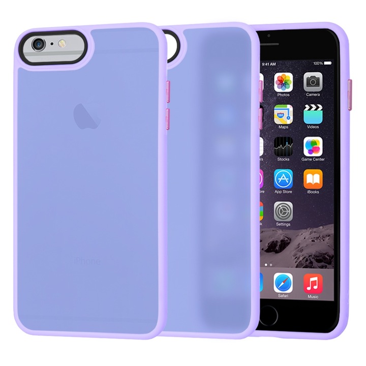 Защитен калъф за iPhone 6 Plus/ 6s Plus/7 Plus/8 Plus, HaloFrost Series, A72, Lexgard, Light Plum Violet