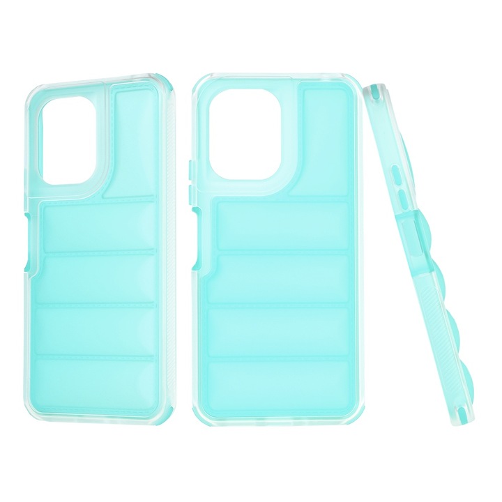 FixGuard Wave Shield tok Xiaomi Redmi 13C 4G / 13C 5G / Poco M6 / C65 telefonhoz - Türkiz
