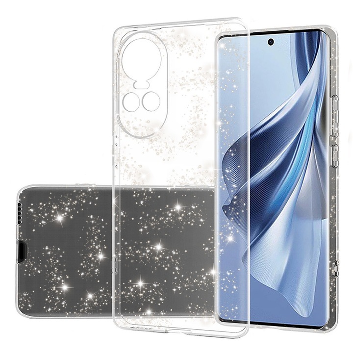 Калъф fixGuard SparkleSkin Series за Oppo Reno10 / Reno10 Pro - Clear