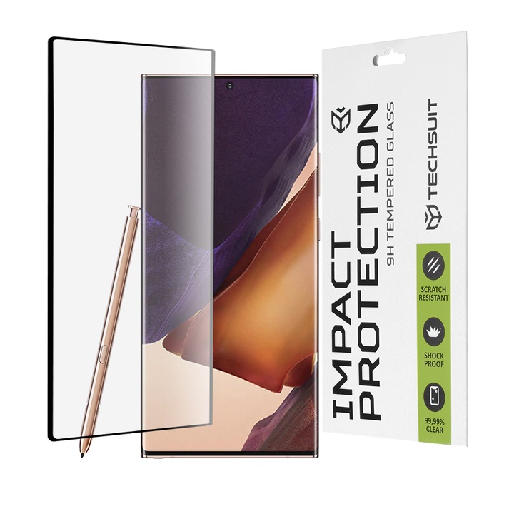 Стъклен Протектор fixGuard Armor Impact, Full Glue Glass / 3D Curved за Samsung Galaxy Note 20 Ultra 4G / Note 20 Ultra 5G - Black