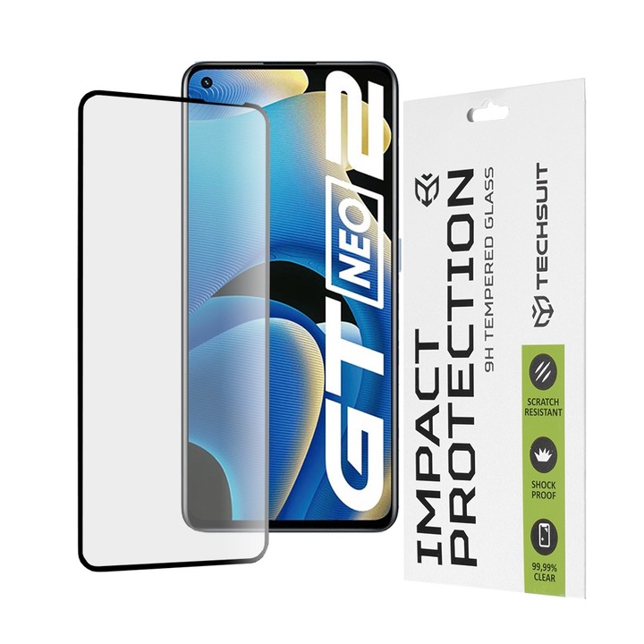 Glass Protector fixGuard Armor Impact, Full Glue Glass for Realme GT Neo2 / GT2 / GT Neo 3T / GT Neo 3T Dragon Ball Z Edition - fekete