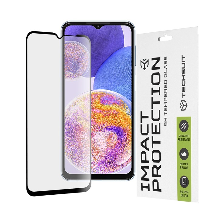 Üvegvédő fixGuard Armor Impact, Full Glue Glass for Samsung Galaxy A13 4G / M13 / A23 / A23 5G / F23 / M23 / M33 / F13 - fekete
