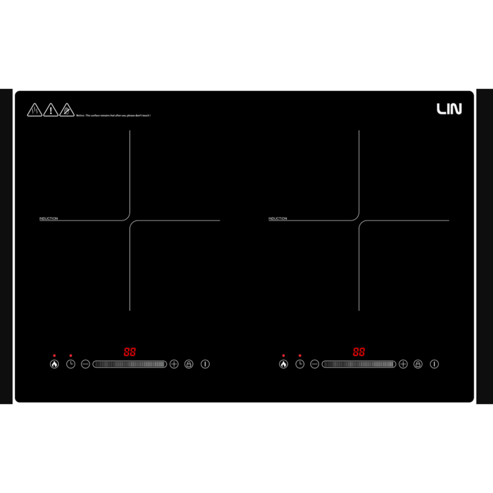 Lin LI2H-180 Индукционен плот - черен (LI2H-180)