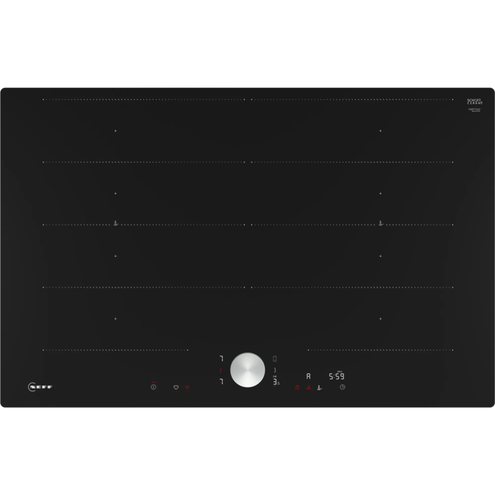 Neff T68PTY4L0 főzőlap Fekete Beépített 80 cm Zónás indukciós főzőlap 4 zóna (T68PTY4L0)