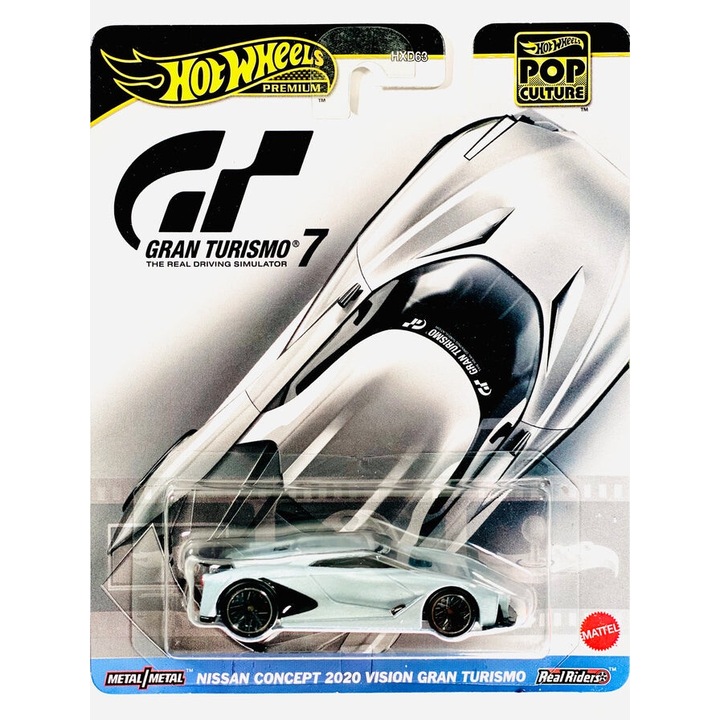 Hot Wheels Premium Pop Culture Gran Turismo автомобил – Nissan Concept 2020 Vision Gran Turismo