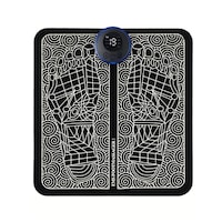 Saltea de masaj electrica pentru picioare, 8 moduri, 19 niveluri, incarcare USB, material compozit