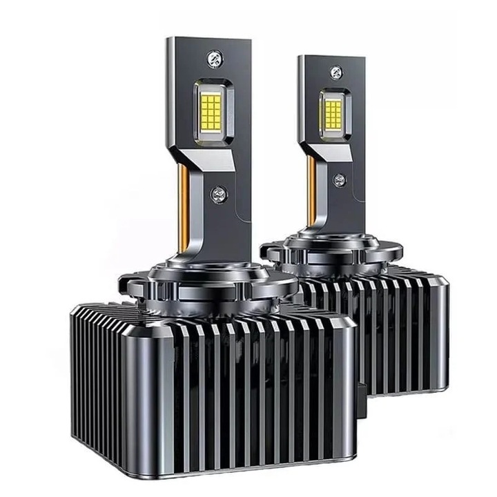 Set 2 becuri D1S LED Canbus, Conversie Xenon to LED, 6500K, 10000LM