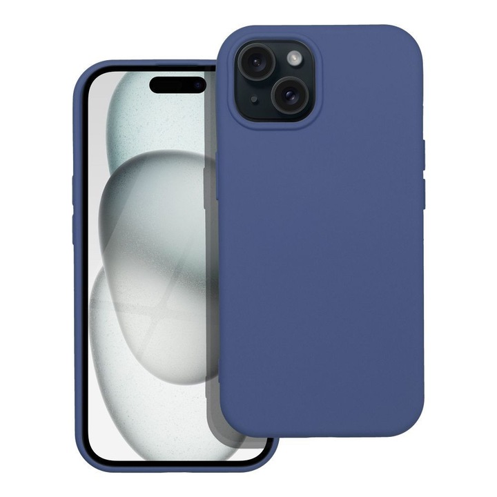 iPhone 16 készülékhez szilikon tok kék