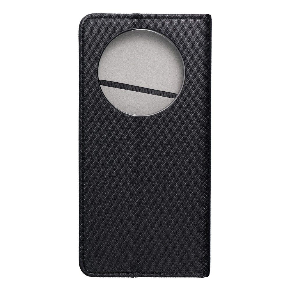 Husa de telefon compatibilă cu Honor Magic8 Lite 5G tip carte, cu închidere magnetică, cu suport pentru card bancar, negru