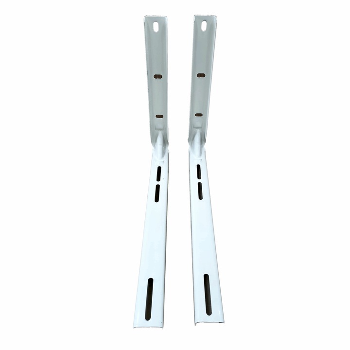 Set (2 bucati), suport aer conditionat, alb, ambutisat, 18-24000 BTU, talpa 60cm, tabla 2mm