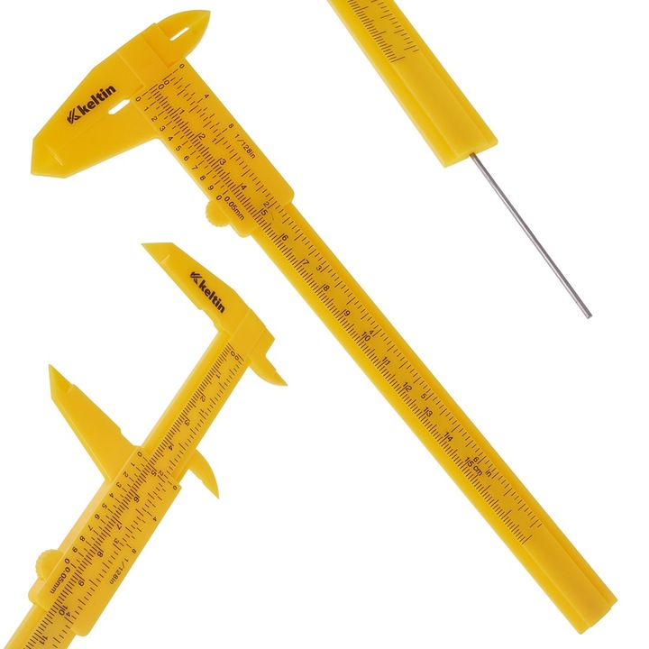 Műanyag mérőtoló, 0-150 mm, Keltin K00159