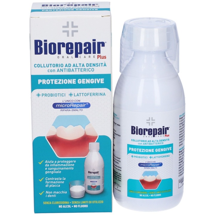 Вода за уста с пробиотици, Biorepair, 250 мл