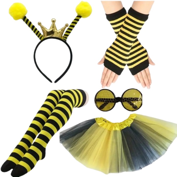 Accesorii costum, 5 piese, Multicolor