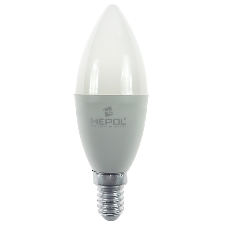 LED крушка Hepol candle E14 8W 900lm топла светлина 3000 K