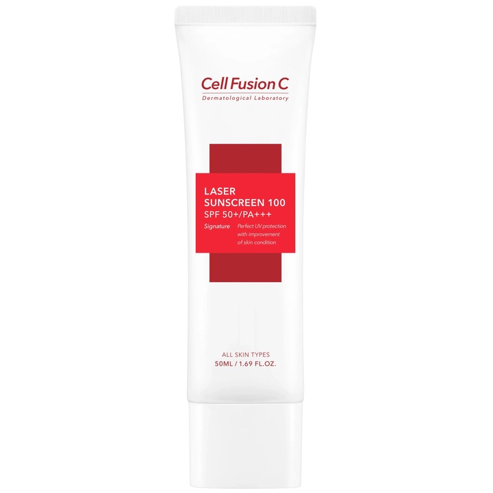 Crema de protectie solara, Cell Fusion C, Laser Sunscreen 100, 50 ml, SPF50+ PA++++