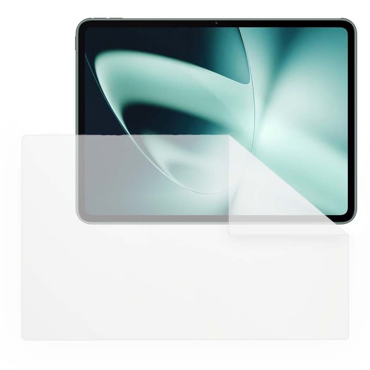 Folie Silicon High Definition pentru OnePlus Pad, COMANDO TAB PROTECT, Anti-Soc, Rezistenta la zgarieturi, Ultra-subtire, Strat Oleofobic, Sensibilitate ridicata, Aplicare usoara, Transparent