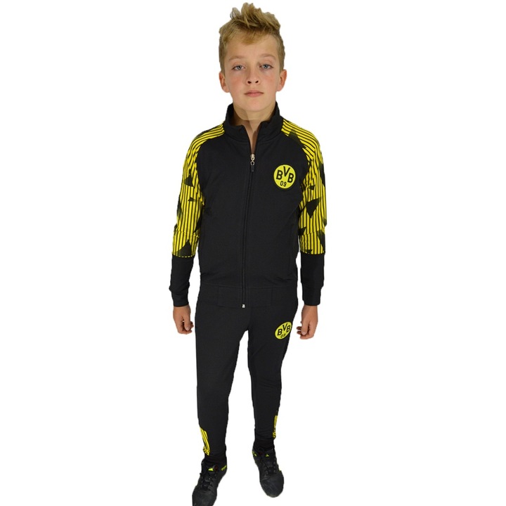 Trening Copii - BVB, Negru si Galben, 176 cm