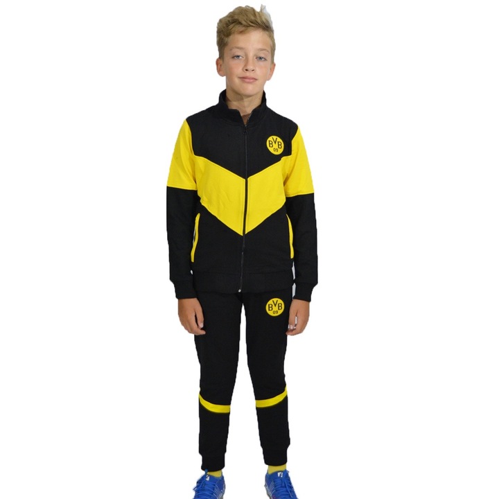 Trening Copii - BVB, Negru, Galben, 176 cm