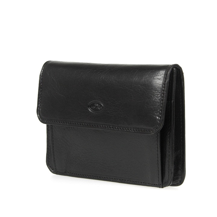 Valódi bőr kézitáska, Katana, Fekete