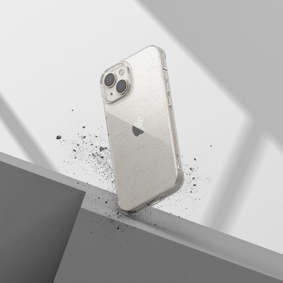 Husa pentru Motorola Moto G15 / Moto G15 Power, SKYDDAR INNOVATION, SparkleSkin din Silicon TPU cu Sclipici, Design Elegant, set cu sticker, Transparenta