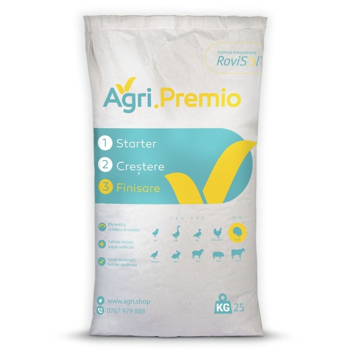Intenzív kikészítő takarmány pulykáknak Phase IV Agri.Premio (25 kg), Agri.Shop