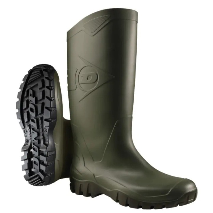 Védőcsizma, Dunlop Dane, PVC, vízálló Green 41
