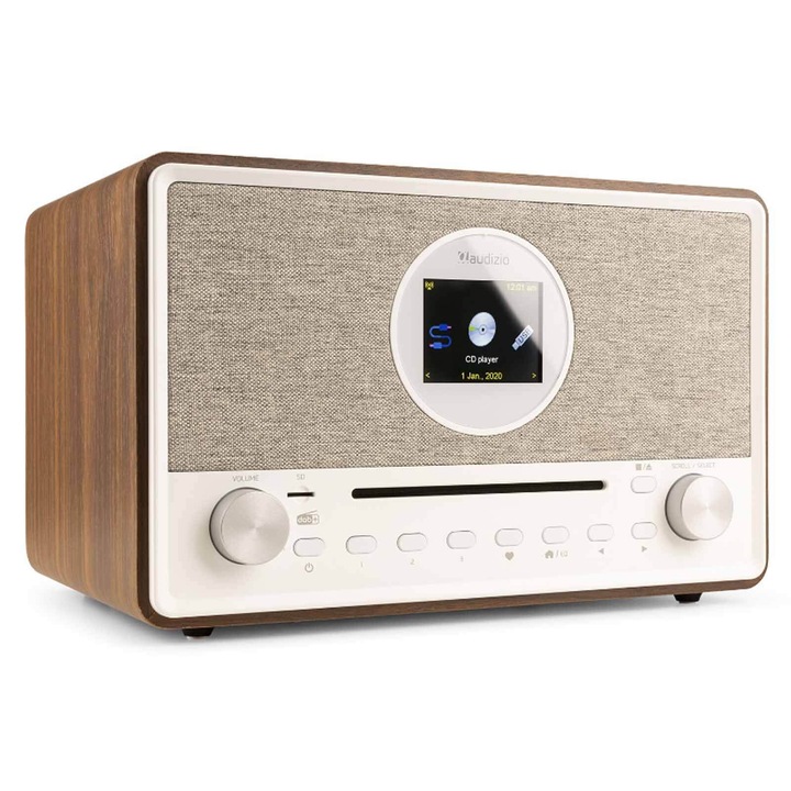 Audizio LUCCA internetrádió DAB+, FM, CD, USB, Bluetooth – fa