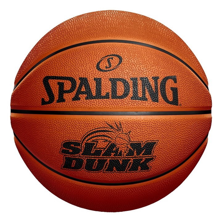 Minge de baschet Spalding Slam Dunk, portocaliu/negru, marimea 7