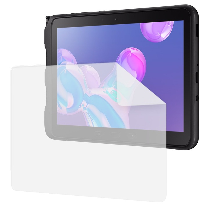 Folie Silicon High Definition pentru Samsung Galaxy Tab Active Pro, COMANDO TAB PROTECT, Anti-Soc, Rezistenta la zgarieturi, Ultra-subtire, Strat Oleofobic, Sensibilitate ridicata, Aplicare usoara, Transparent