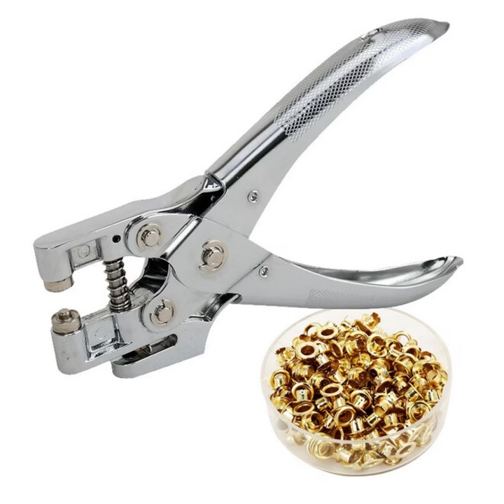 Cleste pentru Capsat + 100 Capse Metalice cu diametrul 5mm, DAVIDAMI CONCEPT®