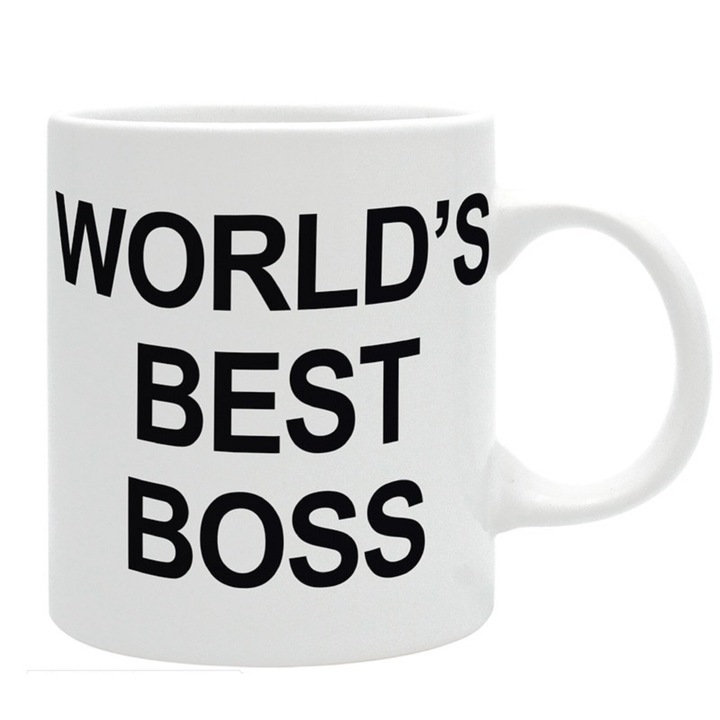 Bögre ABYstyle, The Office, World's Best Boss, 320 ml