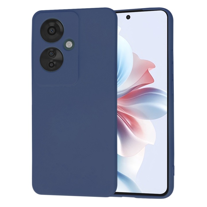 Силиконов Калъф за Oppo Reno11 F, Smartphosis SoftFlex, Тъмносин