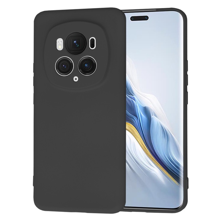Кейс за Honor Magic 7 Pro силиконов кейс черен