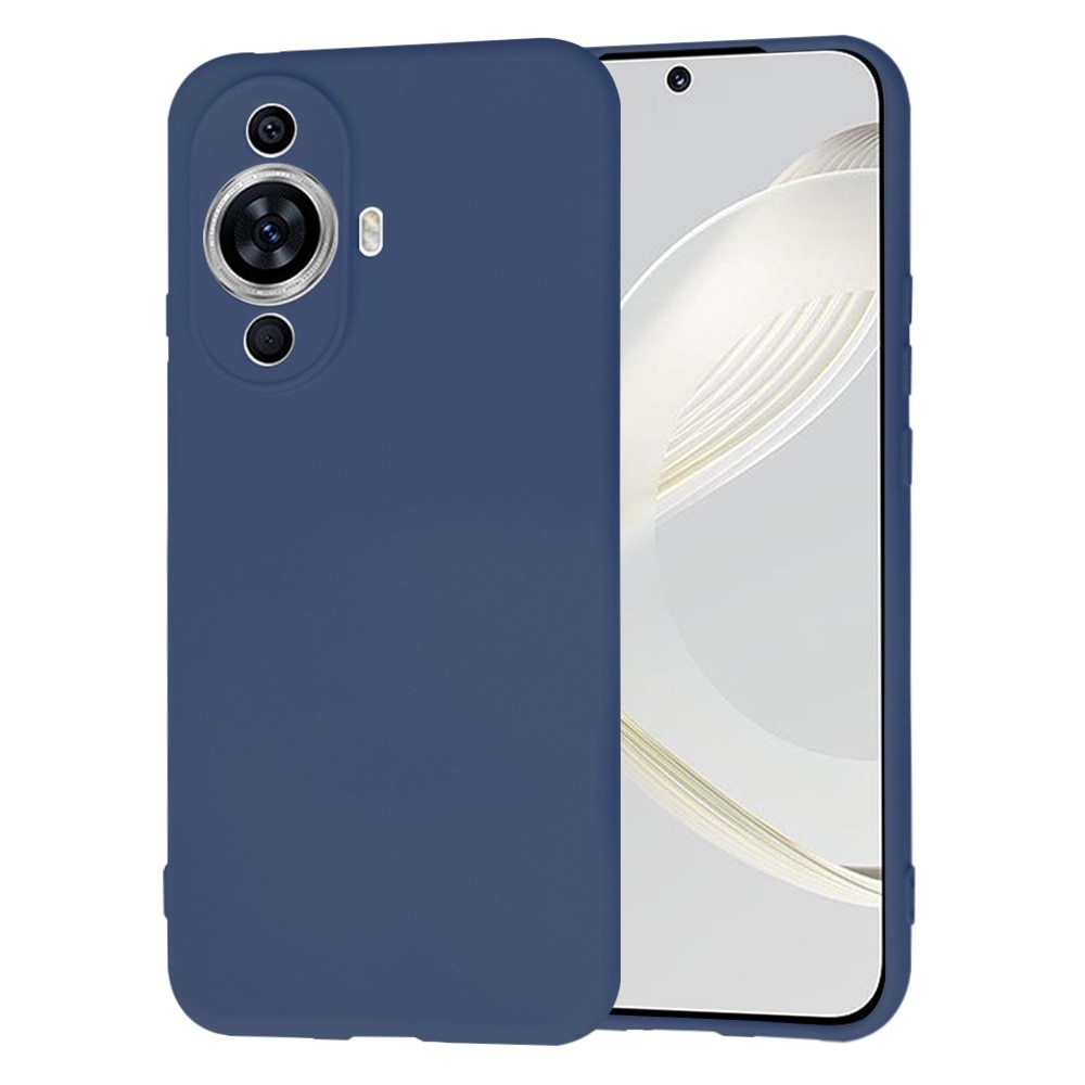 Husa din silicon pentru Huawei nova 12s, Smartphosis SoftFlex, Albastru Inchis