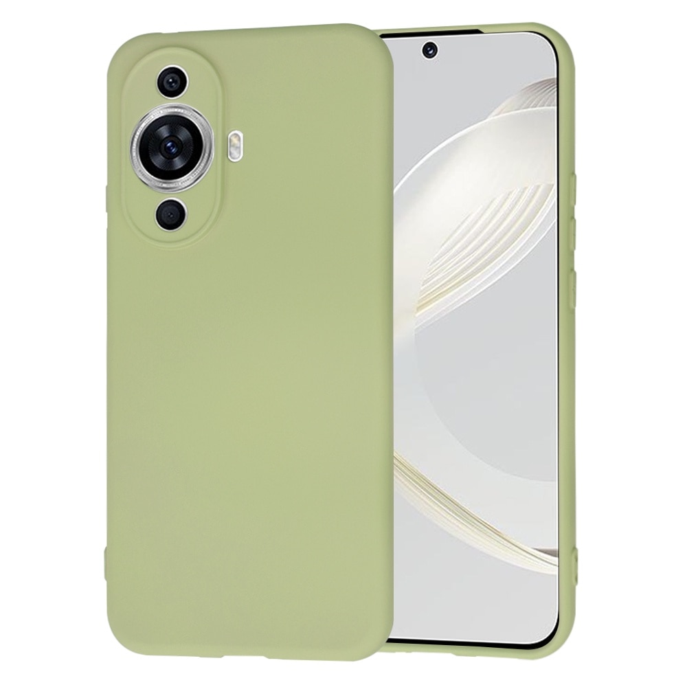 Husa din silicon pentru Huawei nova 12s, Smartphosis SoftFlex, verde