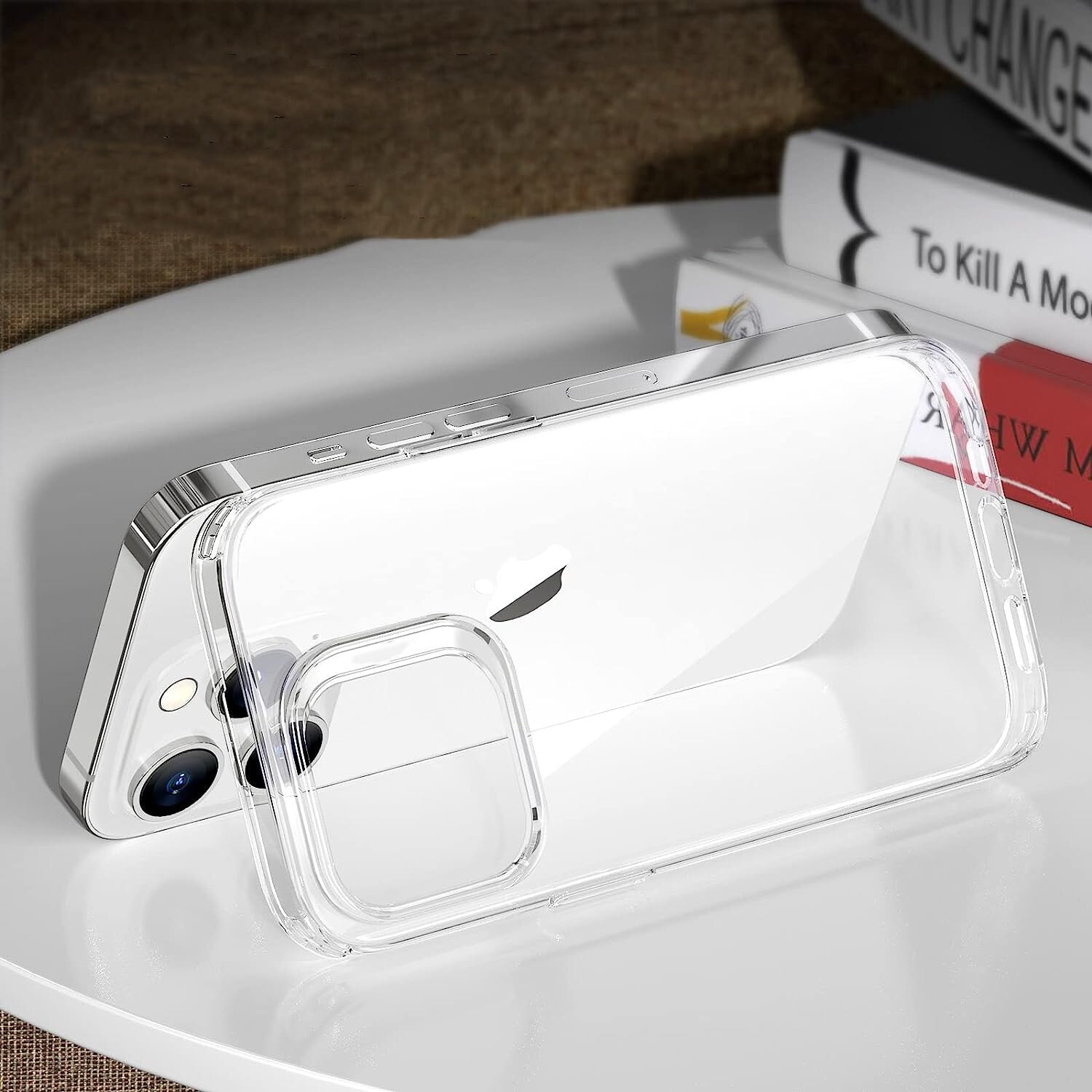 Husa pentru Iphone 16 Pro Daden®, Clear Silicone, Protectie Superioara, Anti-ingalbenire, Transparent