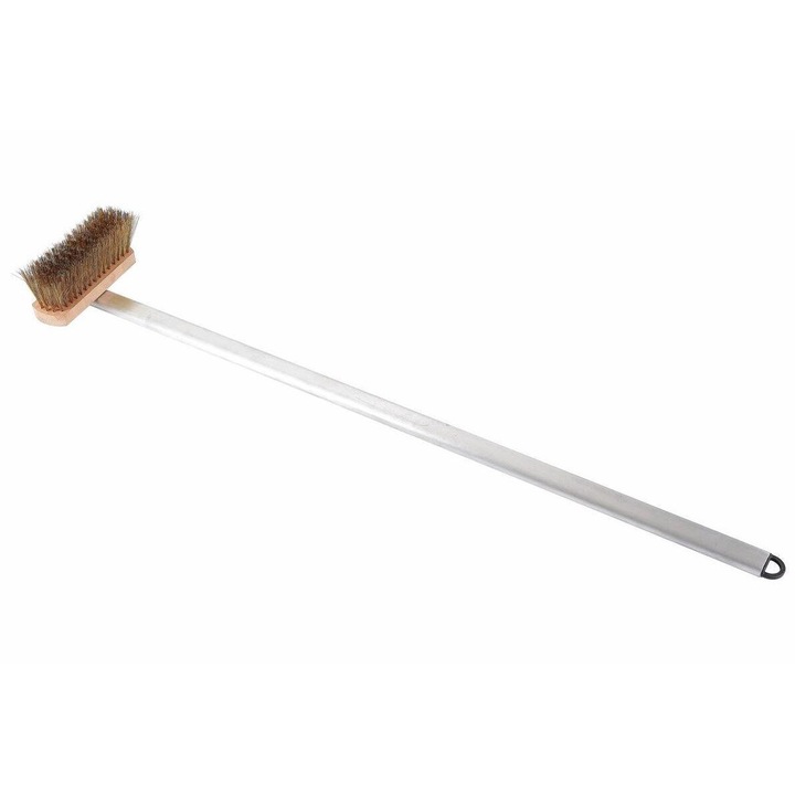 Perie cuptor cu racleta, maner aluminiu, 120 cm