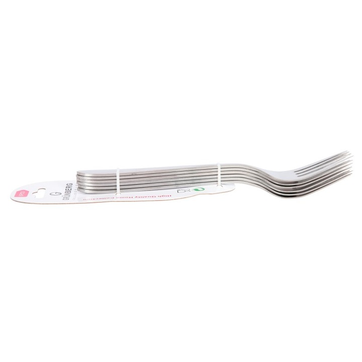 Set 6 bucati furculite pentru masa din inox