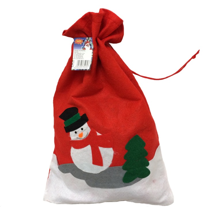 Decoratiune de Craciun Sac Mos Craciun CZ9