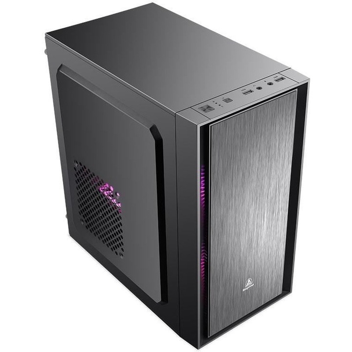 Sistem Desktop PC Knight Intel Core i3-12100F pana la 4.3 Ghz, 16 GB RAM DDR4, SSD ultrarapid m.2 NVME 512 GB, placa video dedicata gaming Nvidia K620 2 GB cu 128 bit, tower