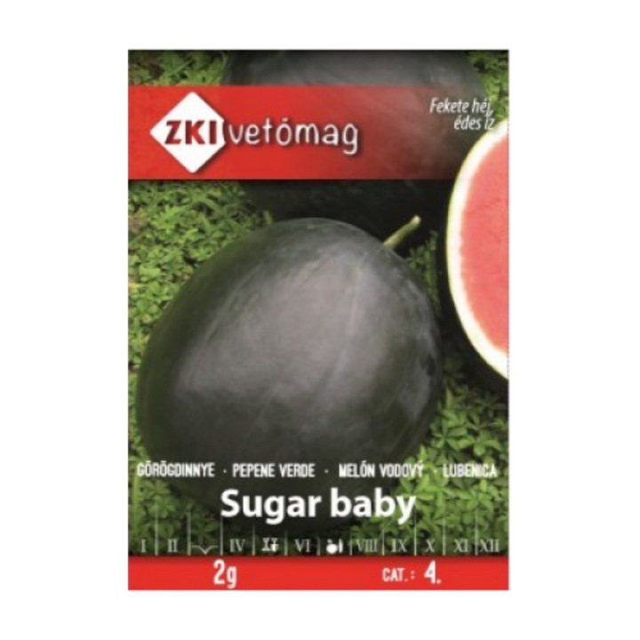Seminte de pepene verde sugar baby ZKI, 2g